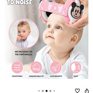Pink Baby Ear Protection Headphones